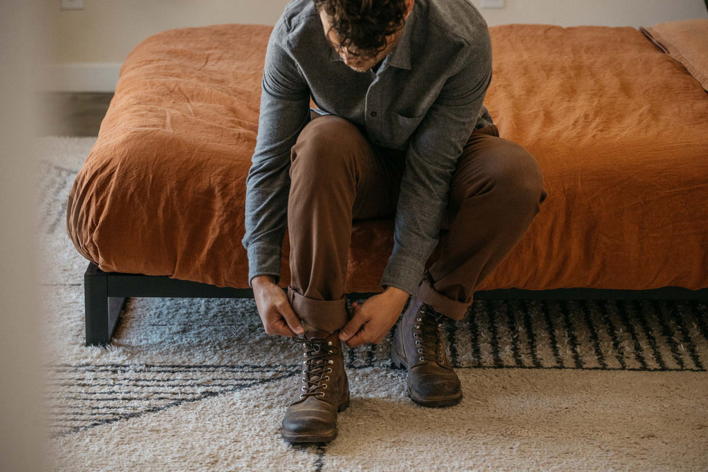 Kato The Axe Chino Denit Brown-Men's Pants-Howard-Surrey-Canada