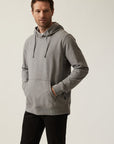 34 Heritage French Terry Hoodie Grey Melange-Men's Sweatshirts-Howard-Surrey-Canada