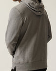 34 Heritage French Terry Hoodie Grey Melange-Men's Sweatshirts-Howard-Surrey-Canada