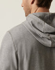 34 Heritage French Terry Hoodie Grey Melange-Men's Sweatshirts-Howard-Surrey-Canada