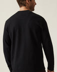 34 Heritage LS Henley Black-Men's T-Shirts-Howard-Surrey-Canada