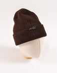 Dehen Wool Knit Watch Cap Brown FW24-Men's Accessories-Howard-Surrey-Canada