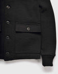 Dehen Submariner Sweater Coat Black FW24-Men's Coats-Howard-Surrey-Canada