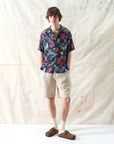 Far Afield Busey SS Shirt - Tropical Birds Print Multi-Men's Shirts-Brooklyn-Vancouver-Yaletown-Canada