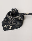 Merz Accessories Cotton Bandana Charcoal-Men's Accessories-Howard-Surrey-Canada