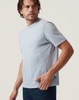 34 Heritage T-Shirt Slub Crew Neck - Blue Fog-Men's T-Shirts-Brooklyn-Vancouver-Yaletown-Canada