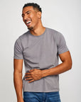 Easy Mondays Crew Neck SS Cotton T-Shirt Slate-Men's T-Shirts-Brooklyn-Vancouver-Yaletown-Canada