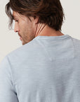 34 Heritage T-Shirt Slub Crew Neck - Blue Fog-Men's T-Shirts-Brooklyn-Vancouver-Yaletown-Canada