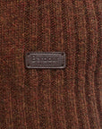 Barbour Sweater Nelson Essential Half Zip Jumper Dark Sand-Men's Sweaters-Howard-Surrey-Canada