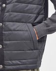 Barbour Jacket Essential Gilet Charcoal-Men's Jackets-Howard-Surrey-Canada