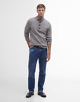 Barbour Sid Sweatshirt Stone-Men's Sweaters-Howard-Surrey-Canada