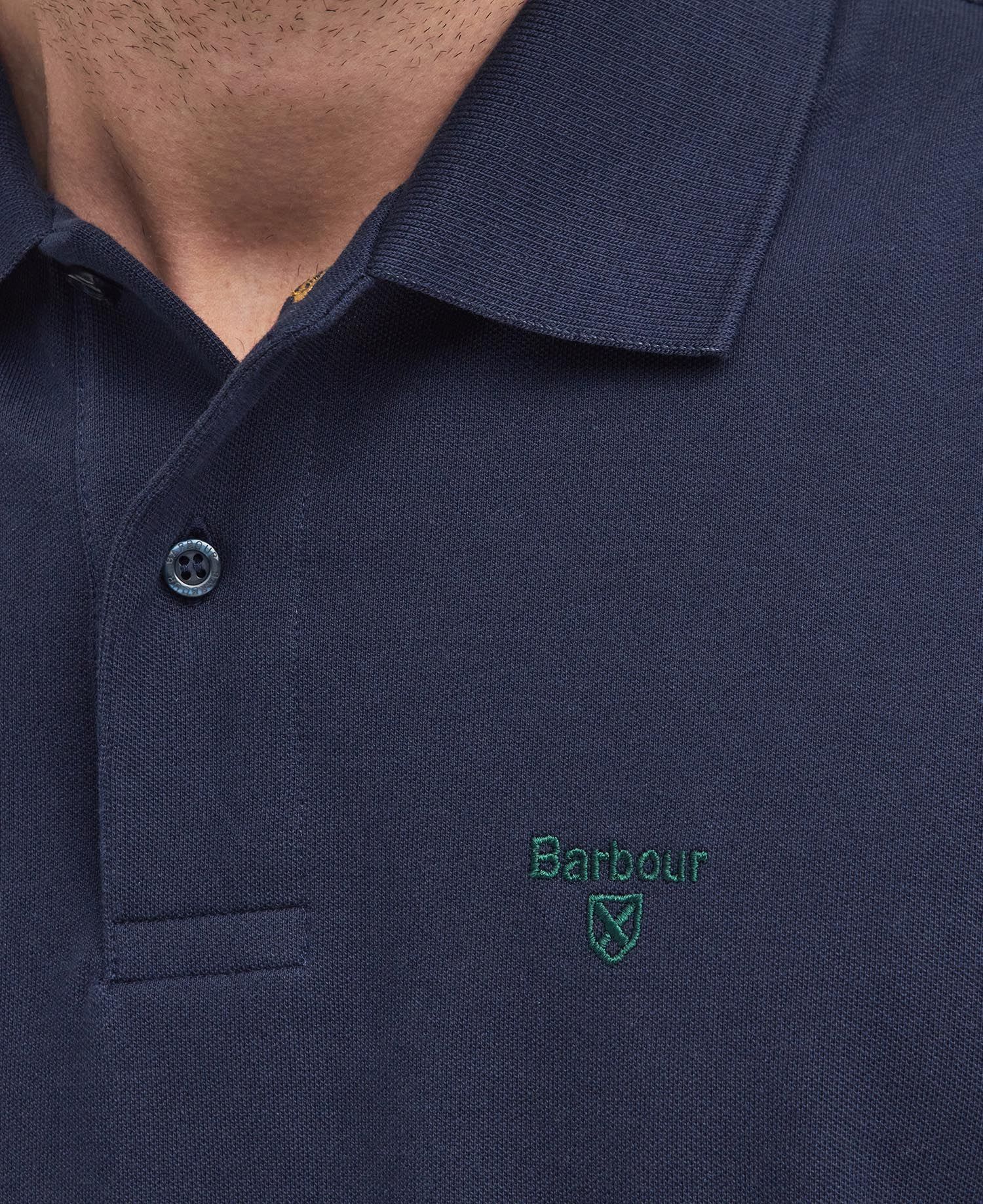 Barbour Lightweight Sports Polo Shirt Men s XXL Sapphire Navy