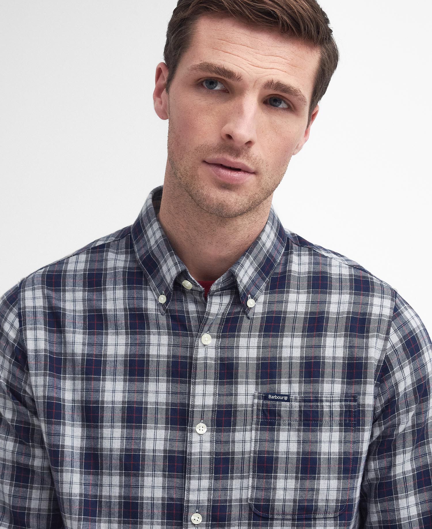 Barbour Shirt Lanark Tan27-Men&#39;s Shirts-Brooklyn-Vancouver-Yaletown-Canada