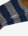 Barbour Accessories Houghton Striped Socks Grey Asphalt-Men's Accessories-Howard-Surrey-Canada