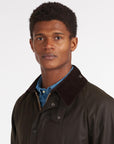 Barbour Bedale Wax Coat - Olive-Men's Coats-Brooklyn-Vancouver-Yaletown-Canada