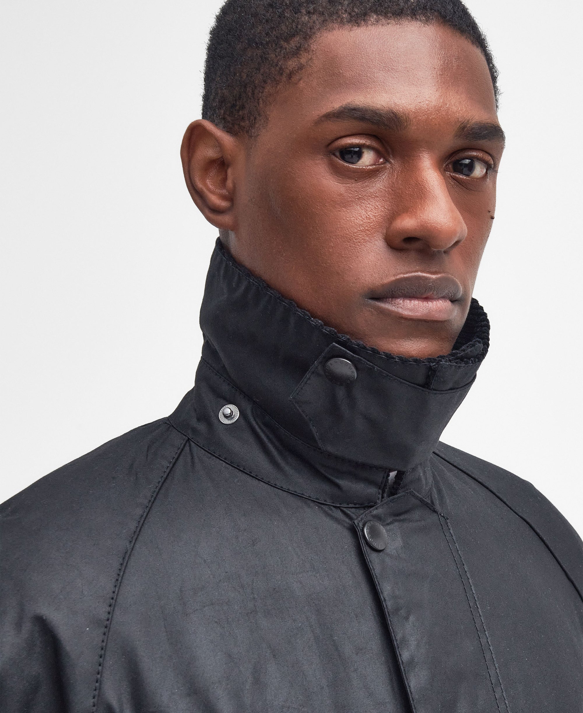 Barbour Beaufort Waxed Jacket - Black-Men&#39;s Coats-Brooklyn-Vancouver-Yaletown-Canada