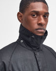 Barbour Beaufort Waxed Jacket - Black-Men's Coats-Brooklyn-Vancouver-Yaletown-Canada