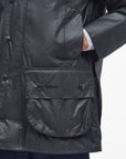 Barbour Beaufort Waxed Jacket - Black-Men's Coats-Brooklyn-Vancouver-Yaletown-Canada