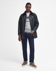 Barbour Beaufort Waxed Jacket - Black-Men's Coats-Brooklyn-Vancouver-Yaletown-Canada