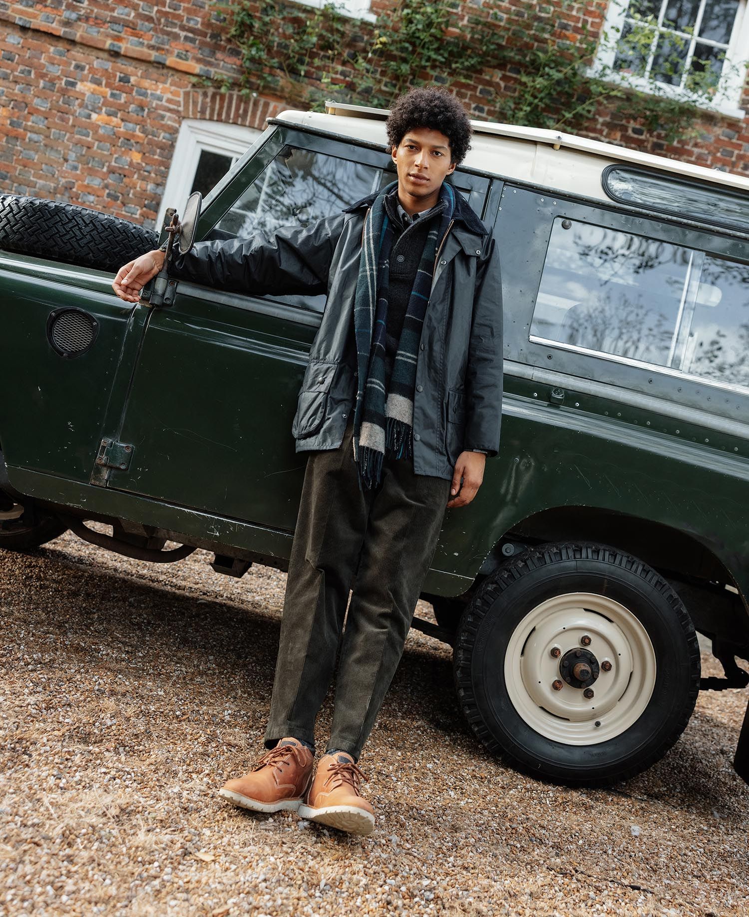 Barbour Beaufort Waxed Jacket Navy-Men&#39;s Coats-Howard-Surrey-Canada