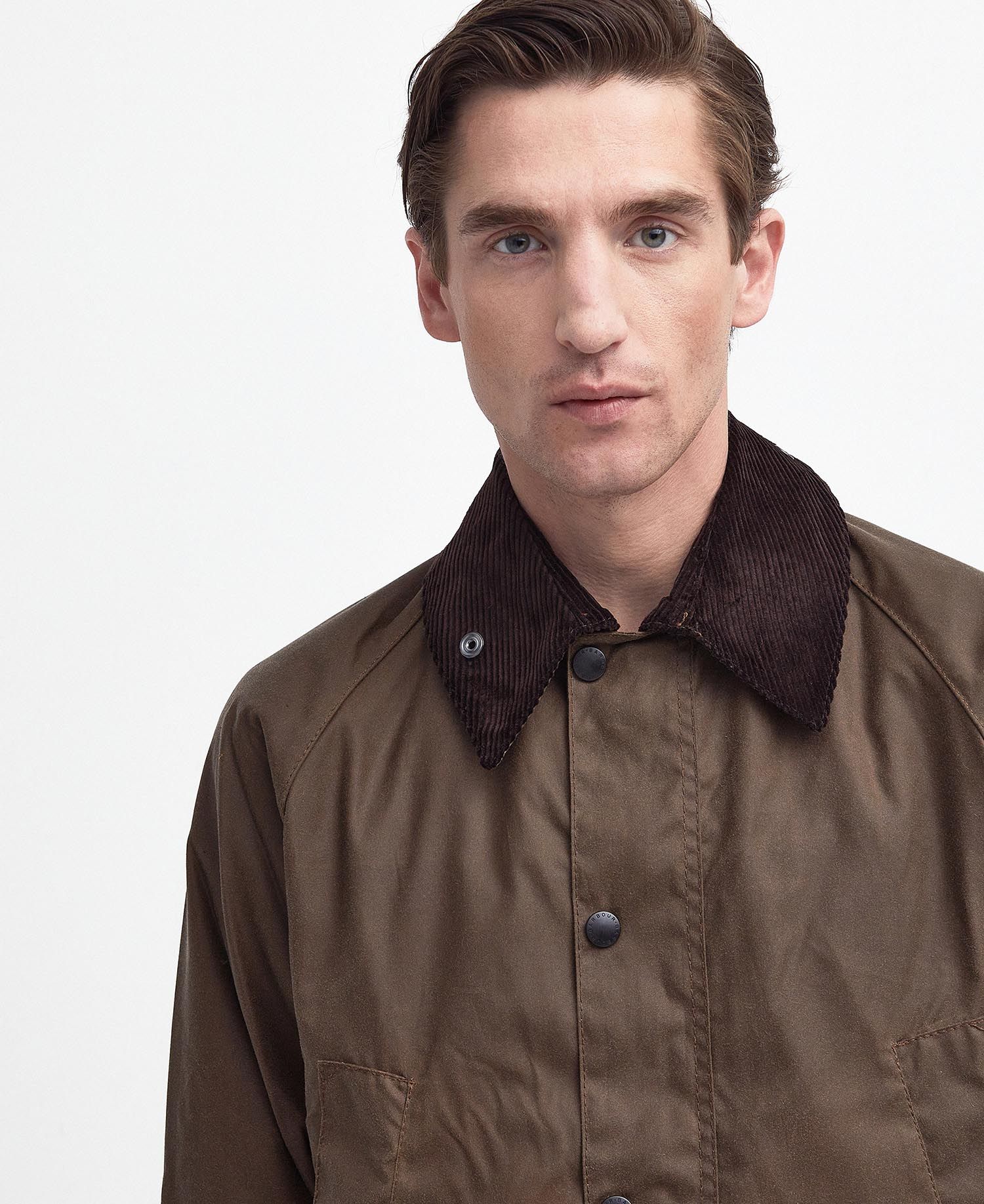 Barbour Bedale Wax Coat - Bark-Men&#39;s Coats-Brooklyn-Vancouver-Yaletown-Canada