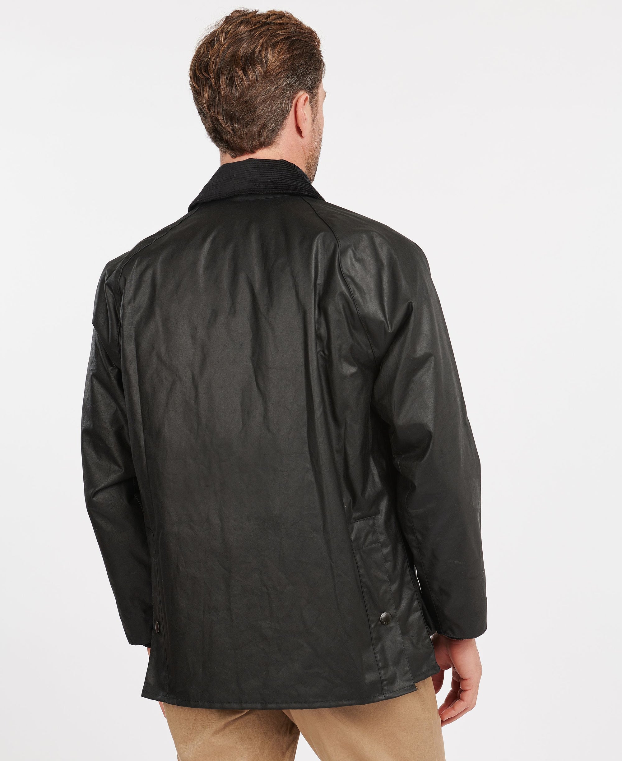 Barbour Bedale Wax Coat - Black-Men&#39;s Coats-Brooklyn-Vancouver-Yaletown-Canada