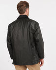 Barbour Bedale Wax Coat - Black-Men's Coats-Brooklyn-Vancouver-Yaletown-Canada