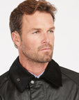 Barbour Bedale Wax Coat - Black-Men's Coats-Brooklyn-Vancouver-Yaletown-Canada