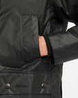 Barbour Bedale Wax Coat - Black-Men's Coats-Brooklyn-Vancouver-Yaletown-Canada