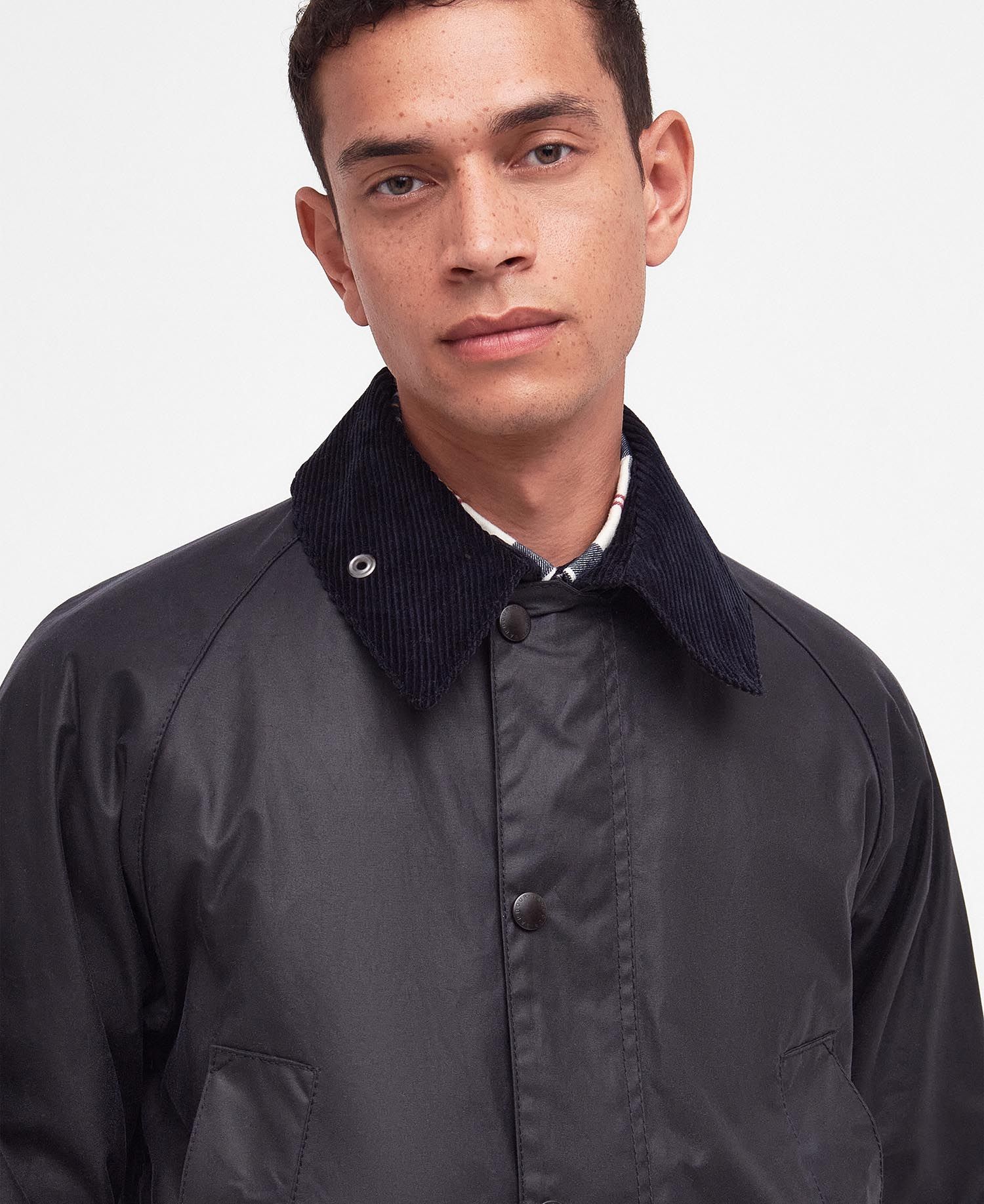 Barbour Bedale Wax Coat - Navy-Men&#39;s Coats-Brooklyn-Vancouver-Yaletown-Canada