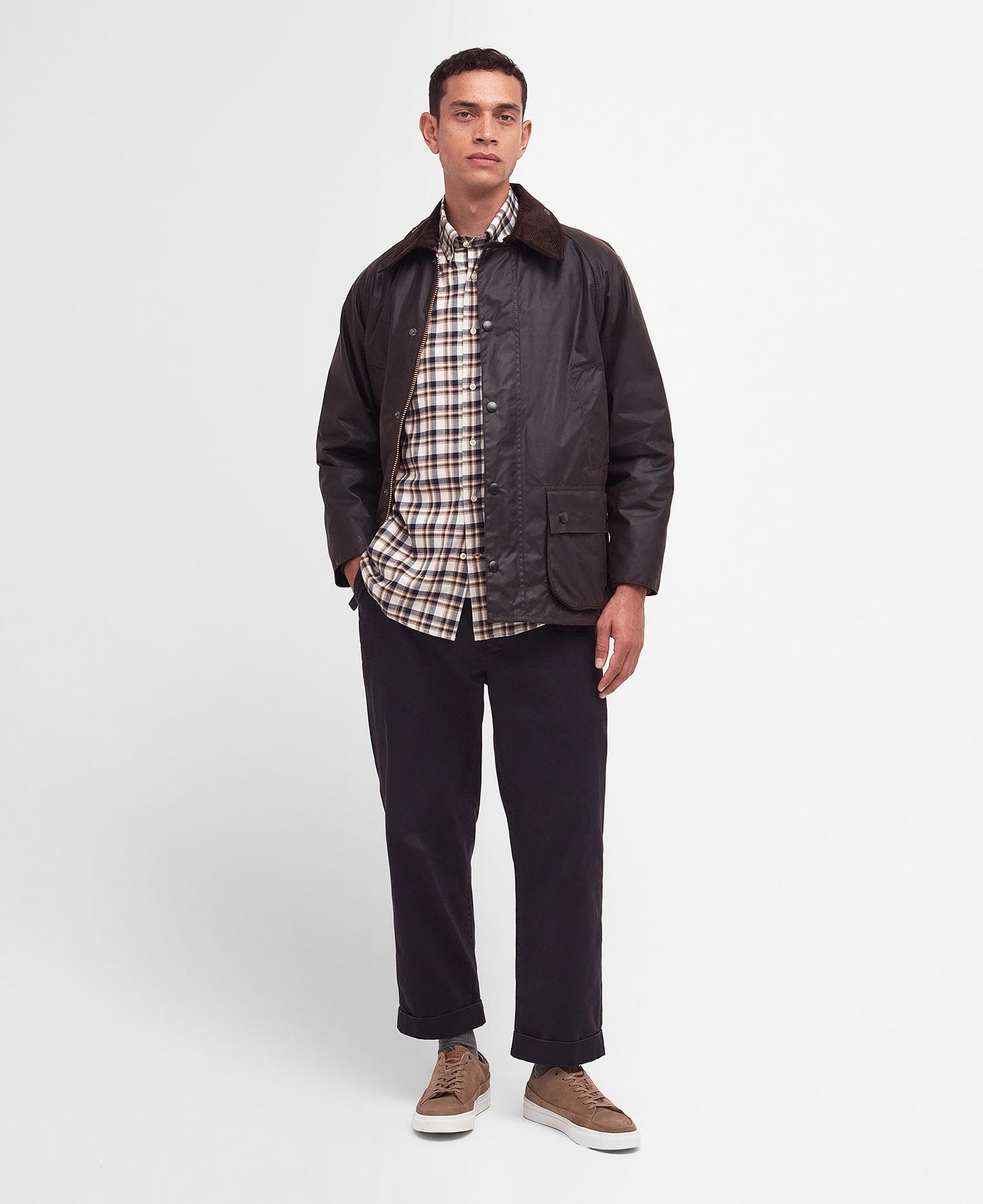 Barbour Bedale Wax Coat - Rustic-Men&#39;s Coats-Brooklyn-Vancouver-Yaletown-Canada