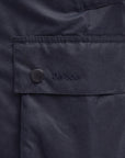 Barbour Coat Ashby Wax Navy-Men's Coats-Howard-Surrey-Canada