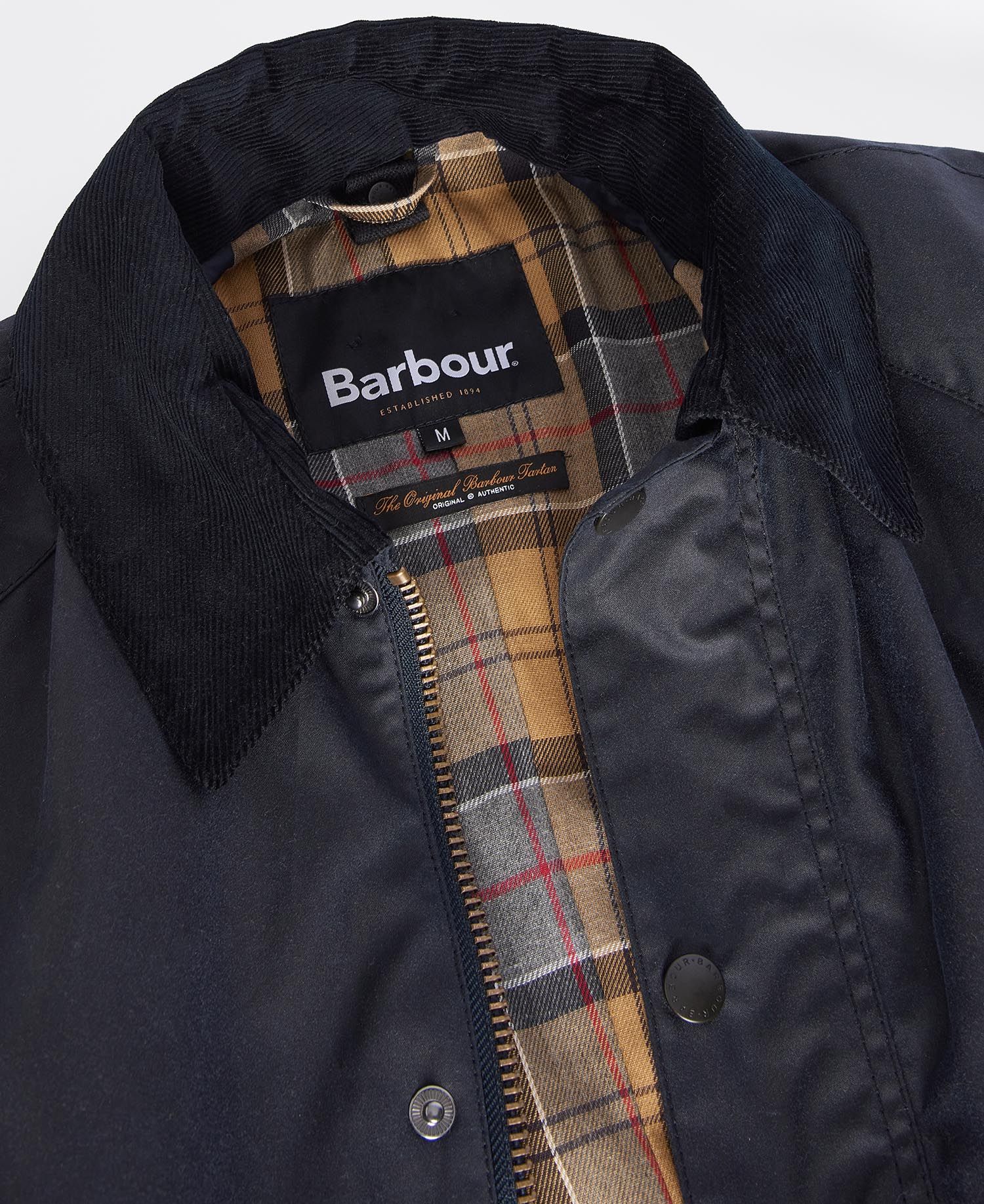 Barbour Coat Ashby Wax Navy-Men&#39;s Coats-Howard-Surrey-Canada