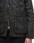 Barbour Bedale Wax Coat - Check Dundee-Men's Coats-Brooklyn-Vancouver-Yaletown-Canada