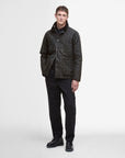 Barbour Bedale Wax Coat - Check Dundee-Men's Coats-Brooklyn-Vancouver-Yaletown-Canada