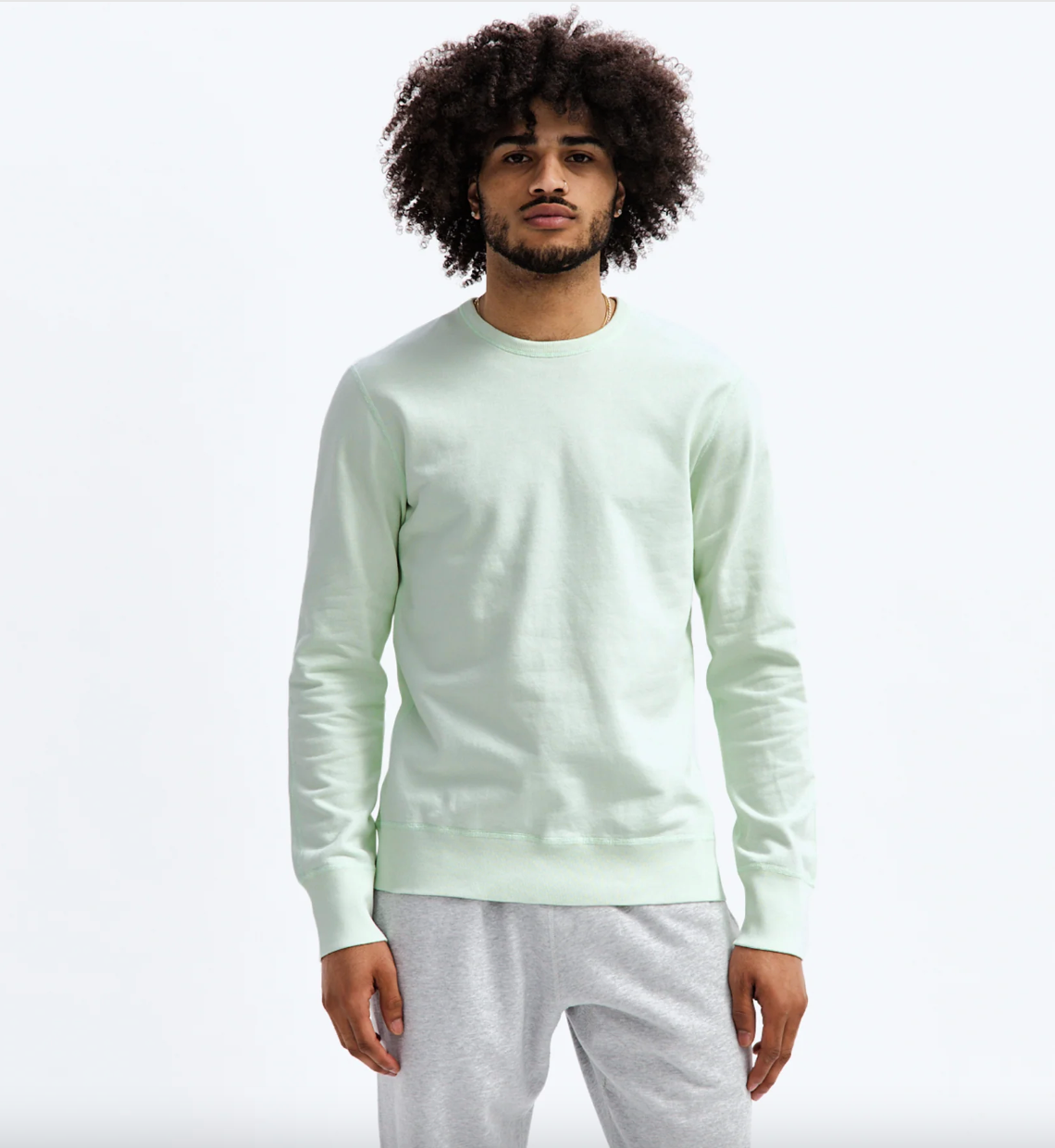 Reigning Champ-Knit Lightweight Terry Crewneck SS23-Men's Sweatshirts-Yaletown-Vancouver-Surrey-Canada