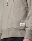 Merz Hoodie 19 Oz Relaxed Fit Grey Melange Vintage-Men's Sweatshirts-Brooklyn-Vancouver-Yaletown-Canada