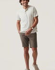 34 Heritage Slub Short Sleeve Henley Tee - Ivory-Men's T-Shirts-Brooklyn-Vancouver-Yaletown-Canada