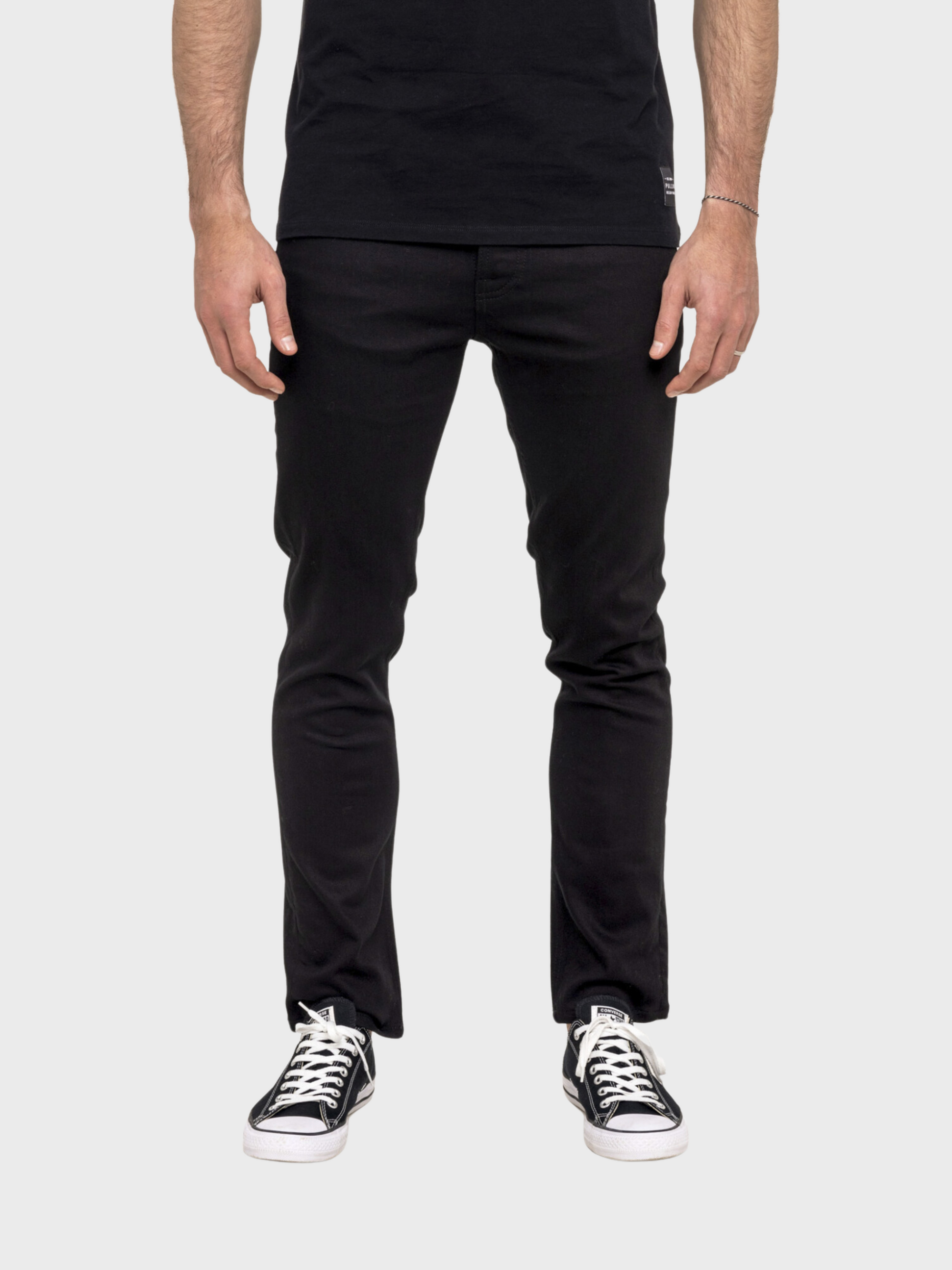 Pullin Pants Dening Classic Black-Men's Pants-Howard-Surrey-Canada