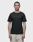 Merz T Shirt 5.5 Oz Classic Fit Deep Black-Men's T-Shirts-Howard-Surrey-Canada