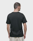 Merz T Shirt 5.5 Oz Classic Fit Deep Black-Men's T-Shirts-Howard-Surrey-Canada