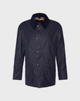 Barbour Coat Ashby Wax Navy-Men's Coats-Howard-Surrey-Canada