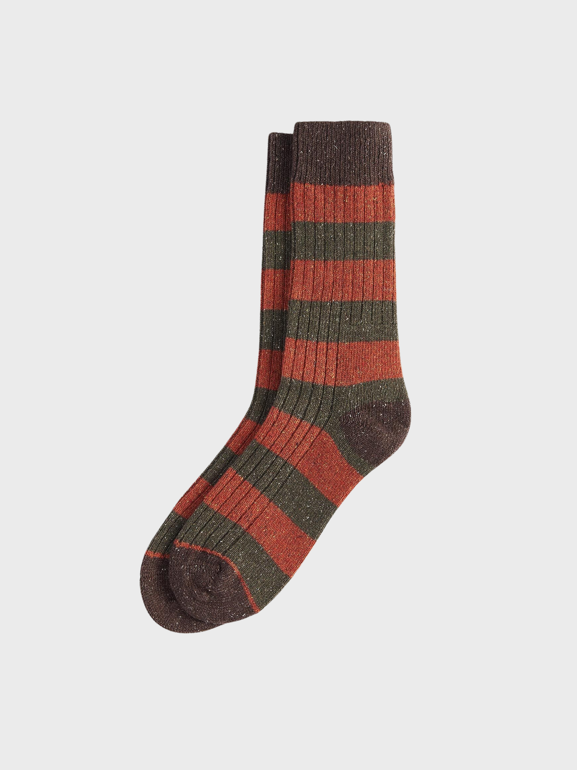 Barbour Accessories Houghton Striped Socks Red Cranberry-Men's Accessories-Brooklyn-Vancouver-Yaletown-Canada