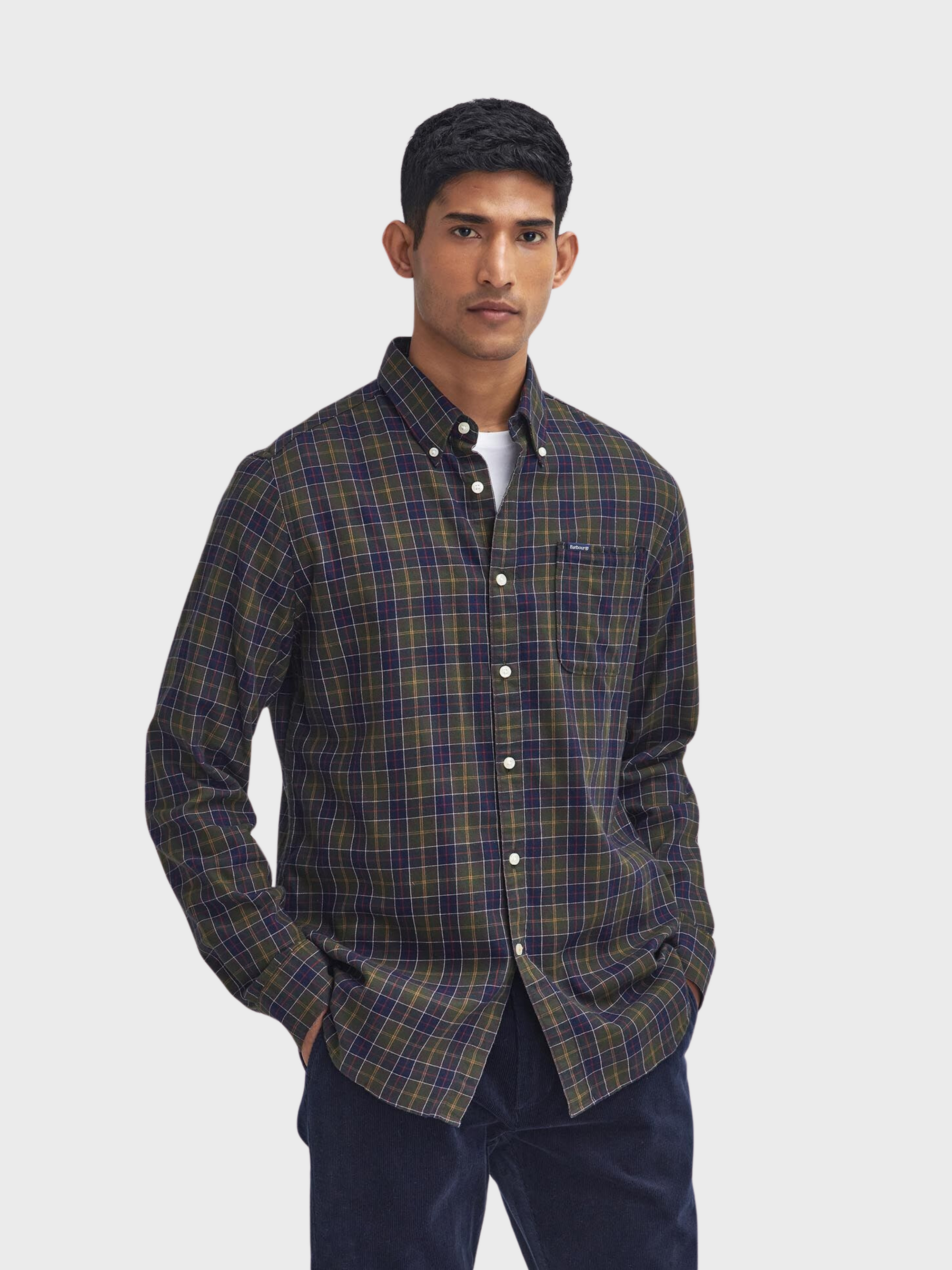 Barbour Shirt Lanark Tan11-Men&#39;s Shirts-Brooklyn-Vancouver-Yaletown-Canada