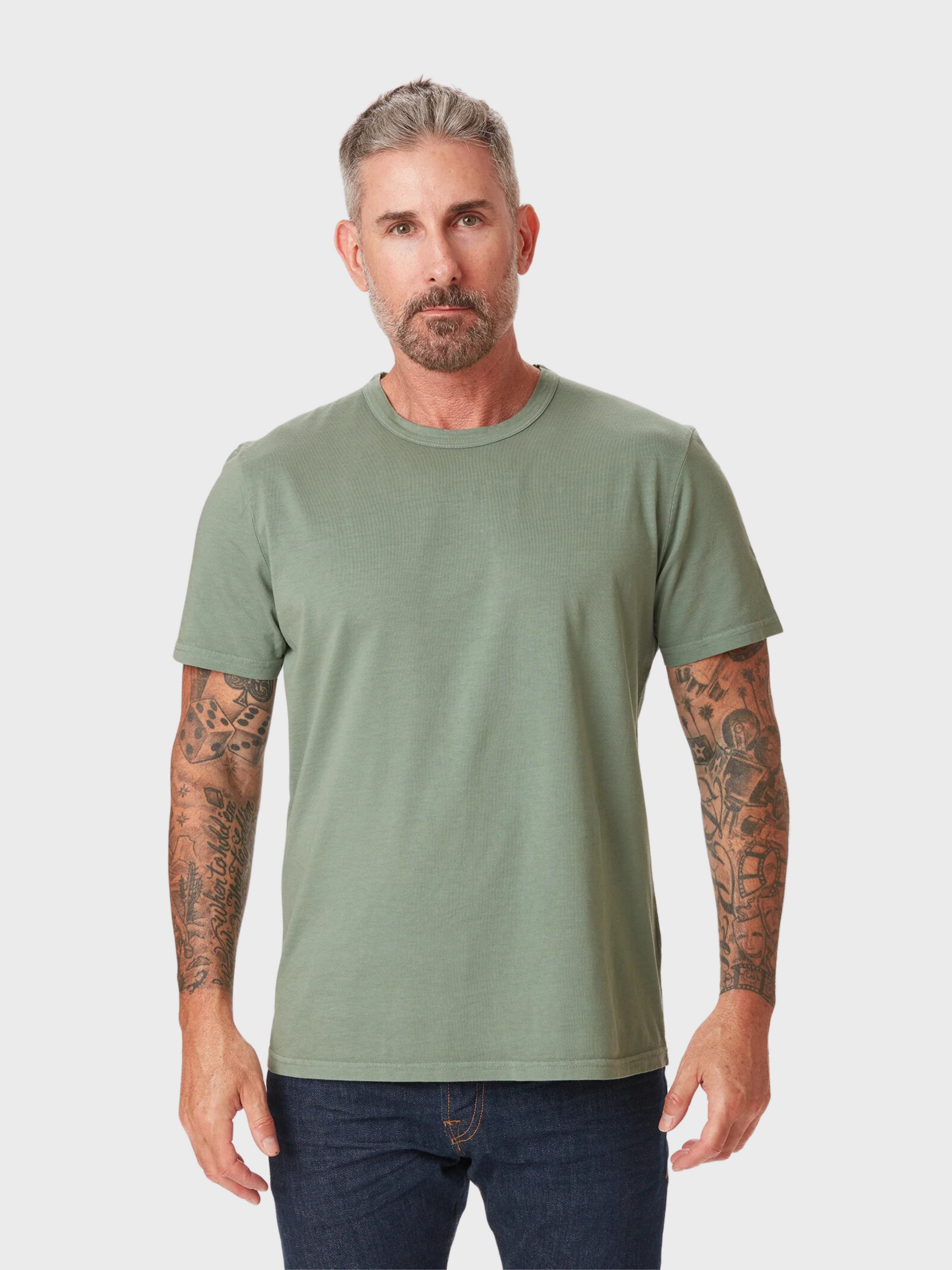 Ace Rivington Supima T Shirt SS Sage-Men&#39;s T-Shirts-Brooklyn-Vancouver-Yaletown-Canada