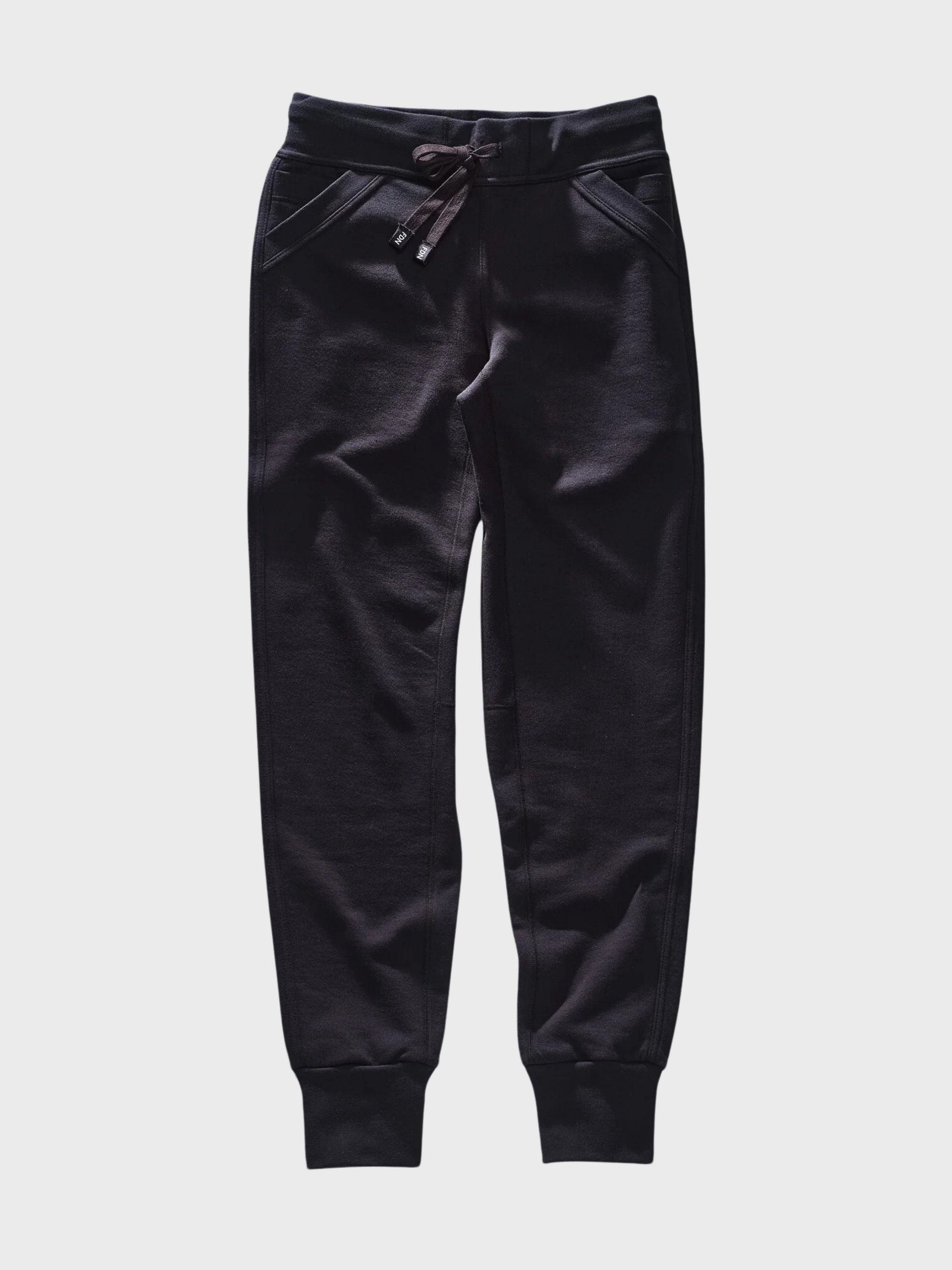 Frere Du Nord 4 Pocket Sweat Pant Black-Men's Pants-Howard-Surrey-Canada