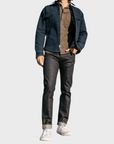 Kato Jacket The Anvil Shirt Jacket Quilt Denim Dark Indigo-Men's Jackets-Howard-Surrey-Canada