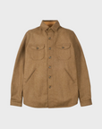 Dehen Over Shirt Crissman Dark Tan Mix FW24-Men's Jackets-Howard-Surrey-Canada