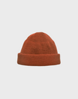 Dehen Wool Knit Watch Cap Burnt Orange FW24-Men's Accessories-Howard-Surrey-Canada