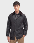 Barbour Beaufort Waxed Jacket Sage-Men's Coats-Howard-Surrey-Canada